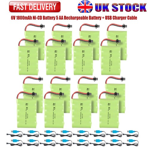 1800mah battery 5aa - 6v, ni-cd